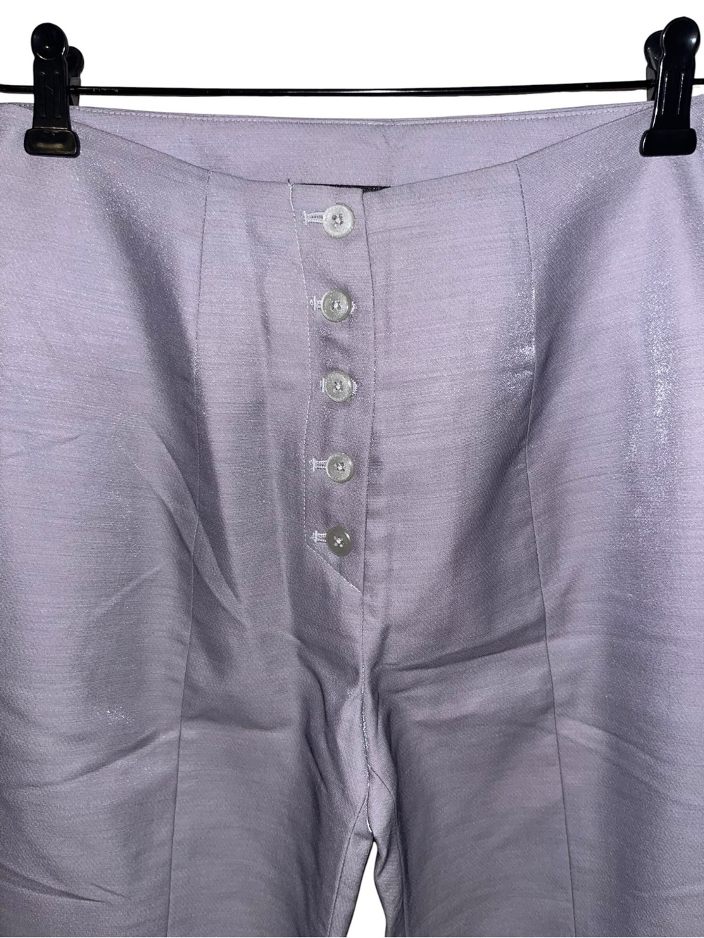 Silver Formal Flare Pants